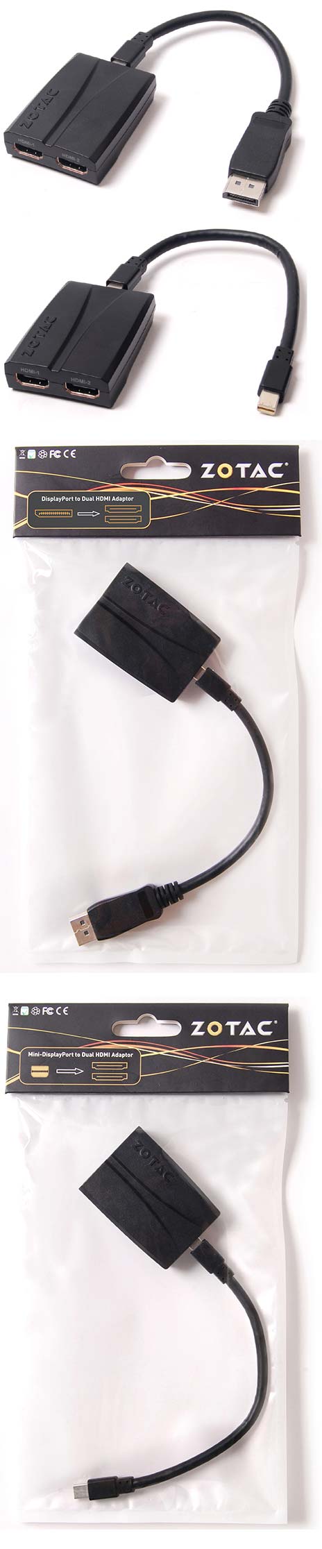 Dual HDMI адаптер от Zotac